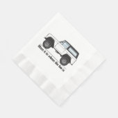 Serviette En Papier Haut noir multicolore (Coin)