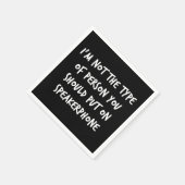 Serviette En Papier Haut-parleur (Coin)