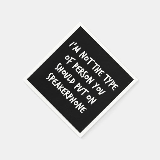 Serviette En Papier Haut-parleur (Coin)