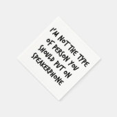 Serviette En Papier Haut-parleur (Coin)