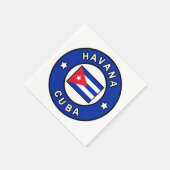 Serviette En Papier Havane Cuba (Coin)