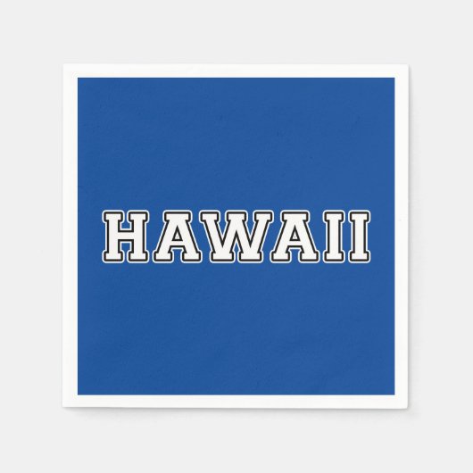 Serviette En Papier Hawaii (Devant)