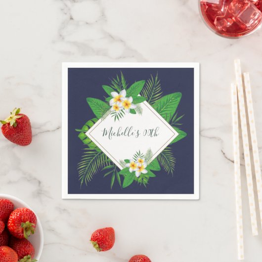 Serviette En Papier Hawaii Aloha Luau fête d'anniversaire (En situation)