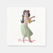 Serviette En Papier Hawaii Hula Dancer Thunder_Cove (Devant)