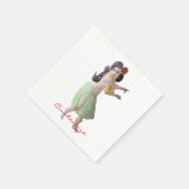 Serviette En Papier Hawaii Hula Dancer Thunder_Cove (Coin)