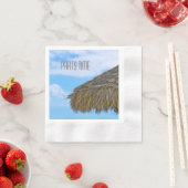 Serviette En Papier Hawaii Luau Party tiki hut (En situation)