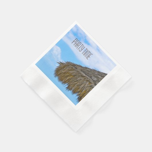 Serviette En Papier Hawaii Luau Party tiki hut (Coin)