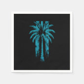 Serviette En Papier Hawaiian Beach Summer Vacances Tropical Palm Tree (Devant)