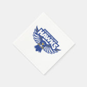 Serviette En Papier Hawks du Hilbert College (Coin)