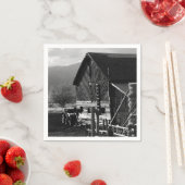 Serviette En Papier Hay Barn (En situation)