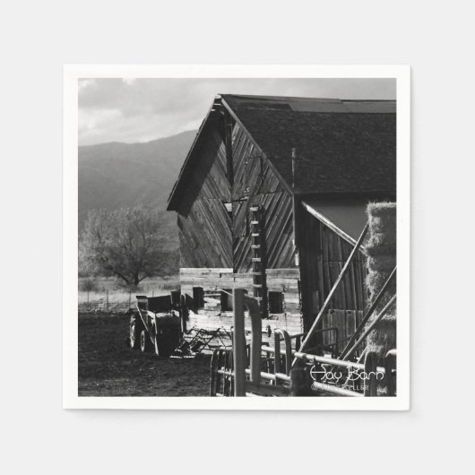 Serviette En Papier Hay Barn (Devant)