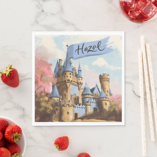 Serviette En Papier Hazel Birthday (En situation)