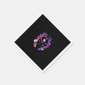 Serviette En Papier Heart Skeleton Mains - Halloween Pastel Goth Eyeba (Coin)