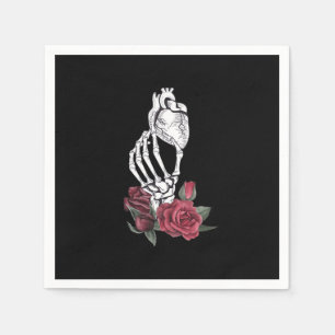 Serviette En Papier Heart The Skeleton's Hand Classic