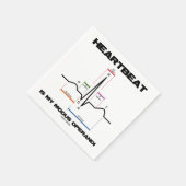 Serviette En Papier Heartbeat Est Mon Modus Operandi Sinus Rhythm (Coin)