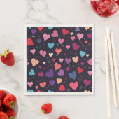Serviette En Papier Hearts Galore (En situation)