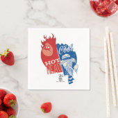 Serviette En Papier Heat Miser Hot Head & Snow Miser M. Cool (En situation)