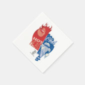 Serviette En Papier Heat Miser Hot Head & Snow Miser M. Cool (Coin)