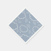 Serviette En Papier Heavenly Angel Halo Cloud Blue Napkins (Coin)