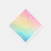 Serviette En Papier  Heavenly Angel Halo Cloud  Rainbow  Napkins (Coin)