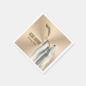 Serviette En Papier Hebrew Seudah HaMafseket Yom Kippour (Coin)