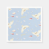 Serviette En Papier Hedwig Owl Post Letters and Books Pattern (Devant)