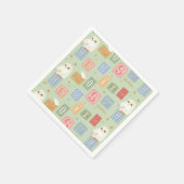 Serviette En Papier Hedwig Post Letter Block Pattern (Coin)