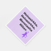 Serviette En Papier Heinasirkka, Menetaalta Hiiten St. Urho Napkins (Coin)