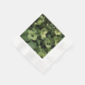 Serviette En Papier Hellébore verte (Coin)