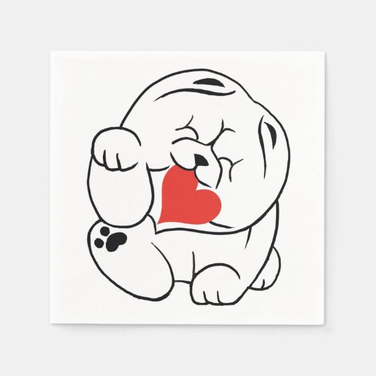 Serviette En Papier HELLO KOKORO Chow chien (Devant)