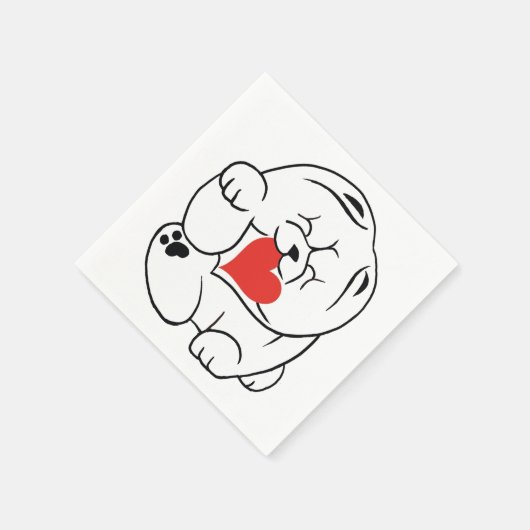 Serviette En Papier HELLO KOKORO Chow chien (Coin)