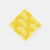Serviette En Papier Hello Lemon jaune moderne fruit (Coin)