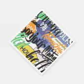 Serviette En Papier Hello World (Coin)