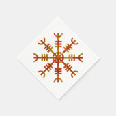 Serviette En Papier Helm Of Awe Ancienne Conception Viking (Coin)