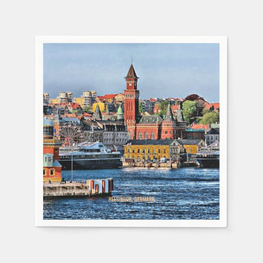 SERVIETTE EN PAPIER HELSINGOR, DANEMARK (Devant)
