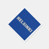 Serviette En Papier Helsinki Finlande (Coin)