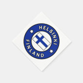 Serviette En Papier Helsinki Finlande (Coin)