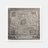 Serviette En Papier Hemet Maze Pierre Thunder_Cove (Devant)