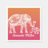 Serviette En Papier Henna (Devant)