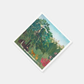 Serviette En Papier Henri Rousseau - La cascade (Coin)
