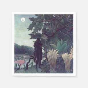 Serviette En Papier Henri Rousseau - La Charmeuse de serpents