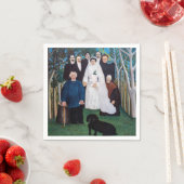 Serviette En Papier Henri Rousseau - La fête de mariage (En situation)