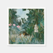Serviette En Papier Henri Rousseau - La jungle équatoriale (Devant)