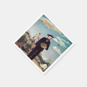Serviette En Papier Henri Rousseau - Mon portrait-Paysage (Coin)