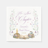Serviette En Papier Her Next Chapter Bridal Shower (Devant)