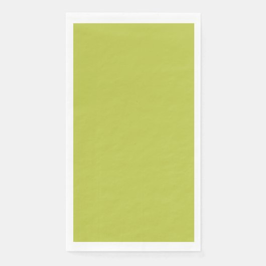 Serviette En Papier Herbe citron vert clair de couleur solide (Devant)
