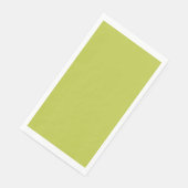 Serviette En Papier Herbe citron vert clair de couleur solide (Coin)