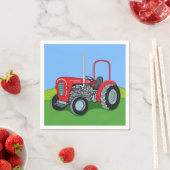 Serviette En Papier Herbert le Tracteur (En situation)