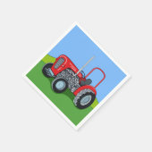 Serviette En Papier Herbert le Tracteur (Coin)