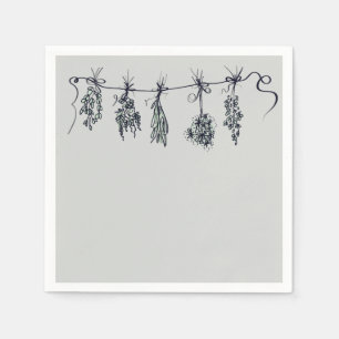 Serviette En Papier Herbes du jardin